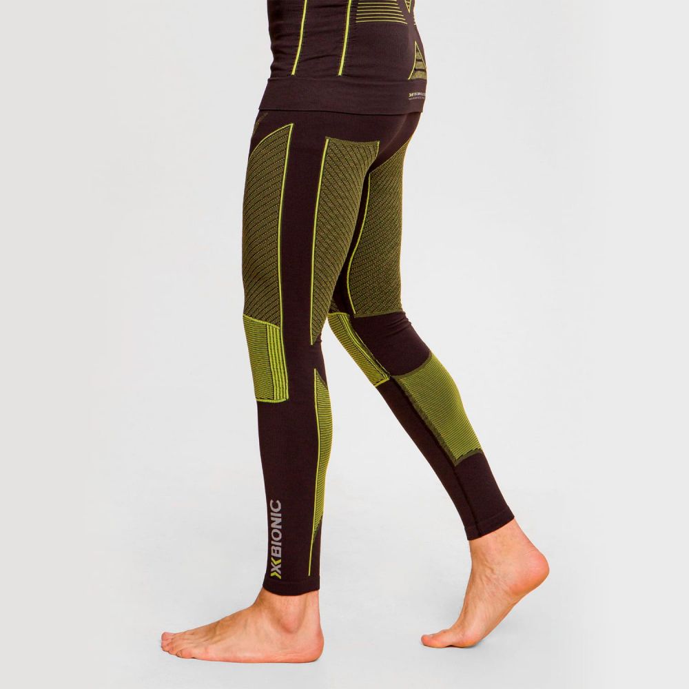 Термоштани X-Bionic Energy Accumulator 4.0 Pants Charcoal/Yellow