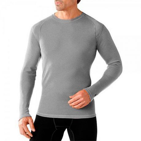 Термофутболка Smartwool Mens NTS Mid 250 Crew Light Grey/Heather