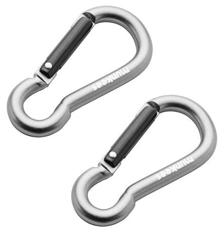 Брелок-карабін Munkees Pear 6x60 mm 3236 Grey
