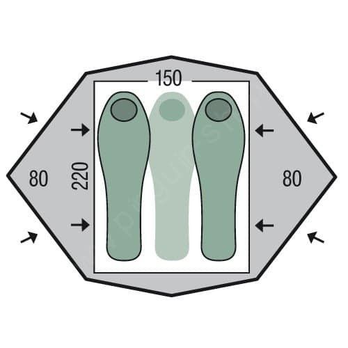 Палатка Pinguin Gemini 150