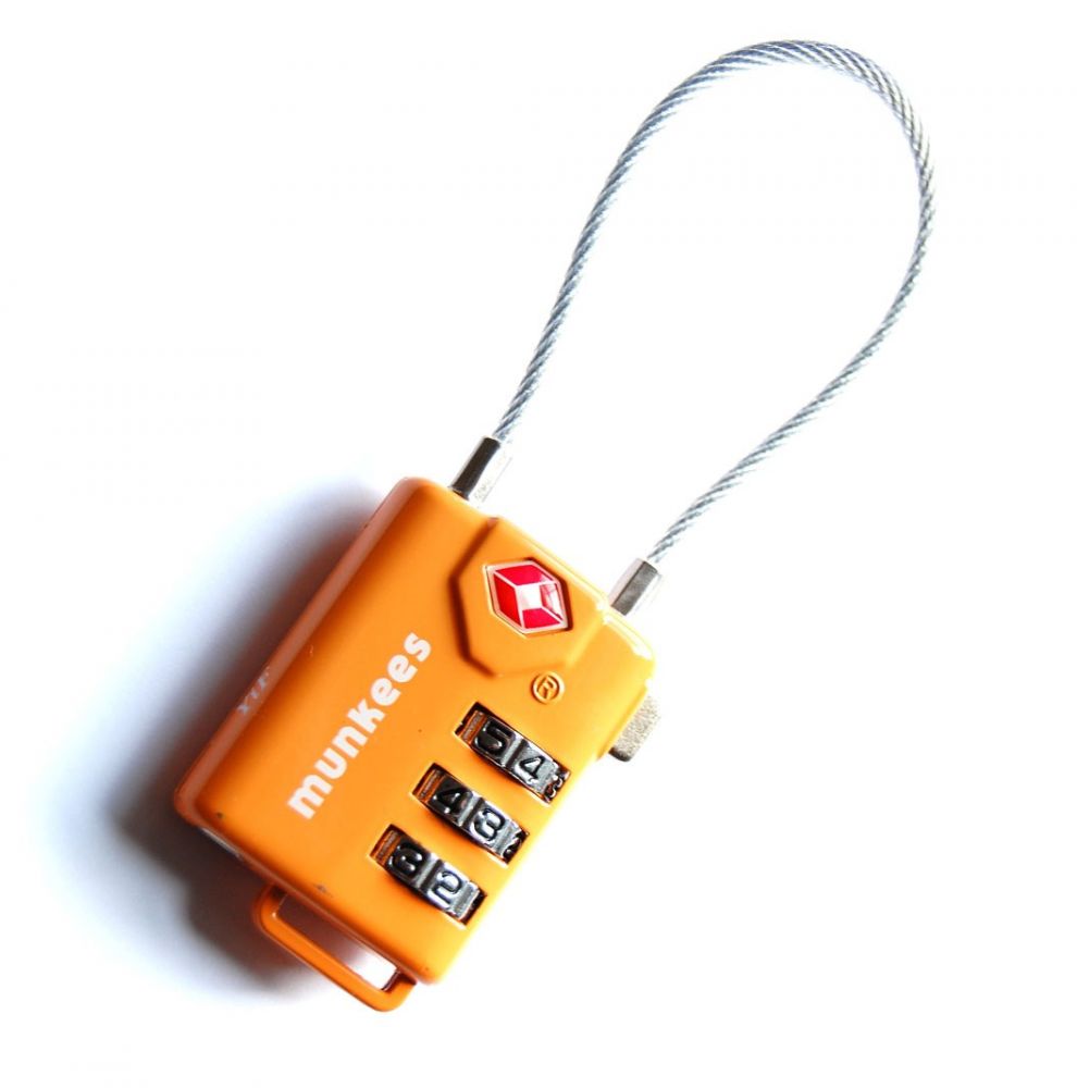 Munkees TSA Cable Combi Lock 3609