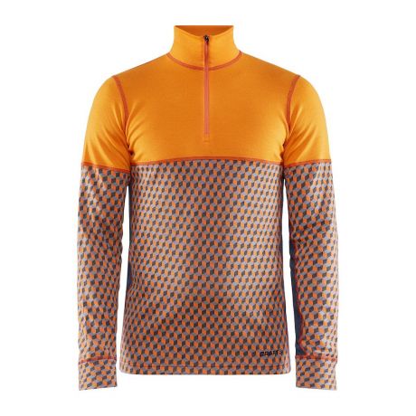Термофутболка Craft Merino 240 Zip Orange