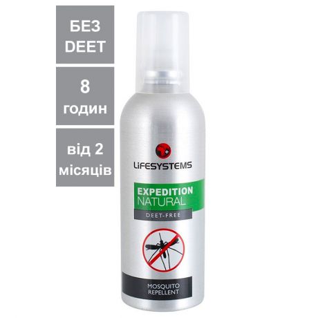 Спрей від комах Lifesystems Expedition Natural 100 ml