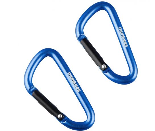 Карабіни Munkees Carabiner D-Form 5x50 mm 3205 Dark Blue