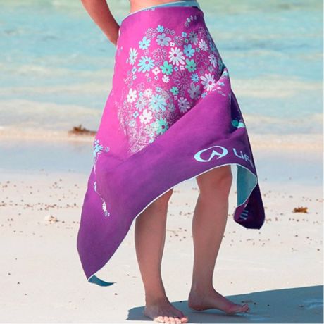 Полотенце Lifeventure Soft Fibre Printed Flowers Giant