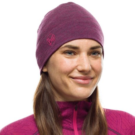 Шапка Buff Midweight Merino Wool Hat Dahlia Melange 118007.628