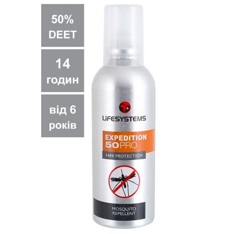 Спрей від комах Lifesystems Expedition 50 Pro 50 ml