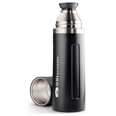 Термос GSI Outdoors Glacier Stainless 1l Vacuum Bottle Black