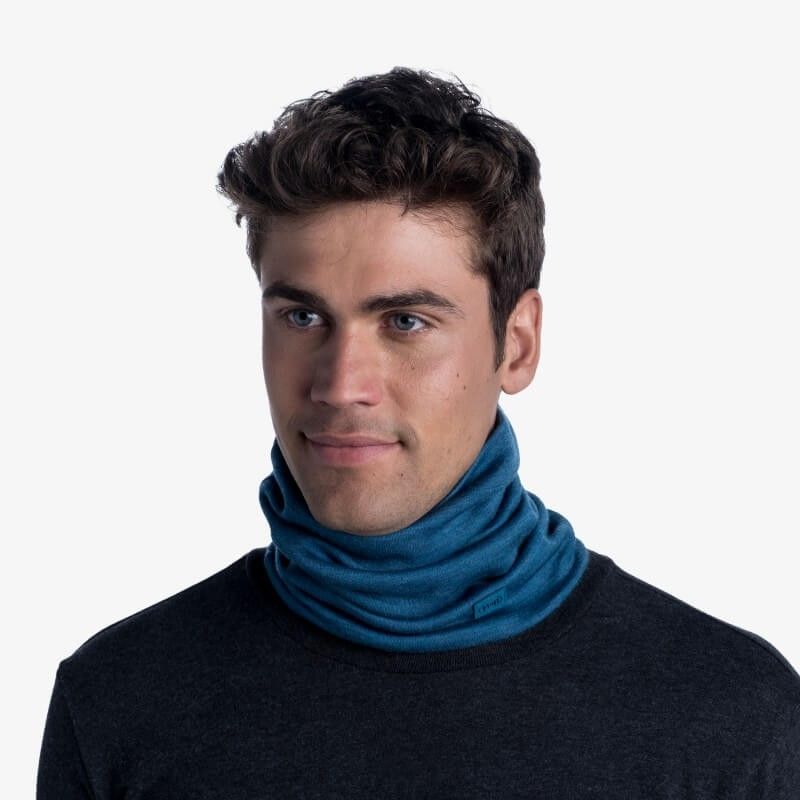 Buff Merino Heavyweight Dusty Blue 113018
