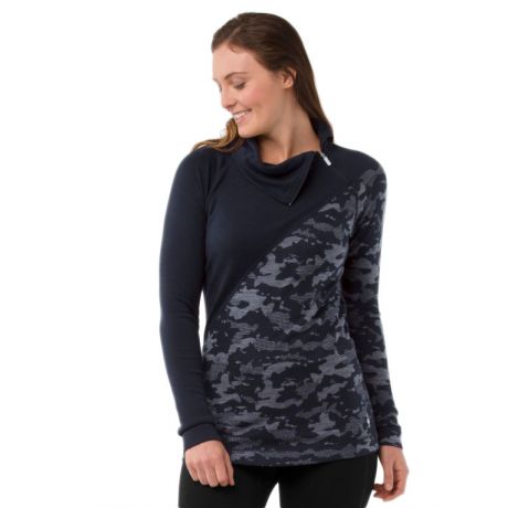 Термокофта Smartwool Wms Merino 250 Asym Top Nile Blue Medallion