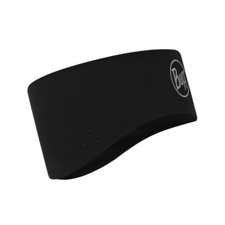 Buff Windproof Headband Grey Logo