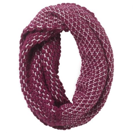 Buff Knitted Wrap Comber Wine 1664.403