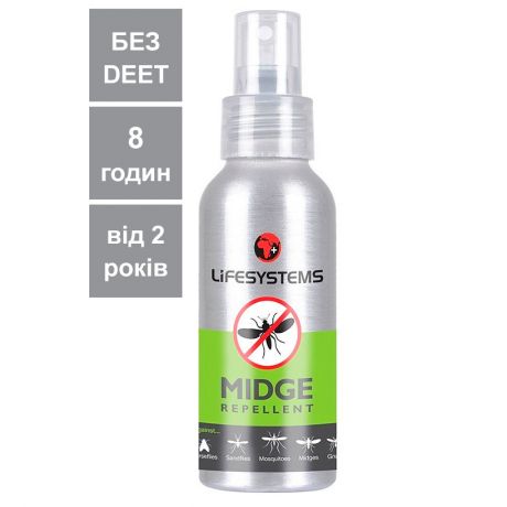 Захист від мошок Lifesystems Midge 100 ml