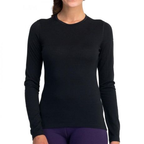 Термофутболка Icebreaker BF200 Wms Oasis Crewe Black