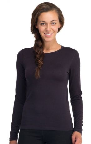 Термофутболка Icebreaker BF200 Wms Oasis Crewe Black