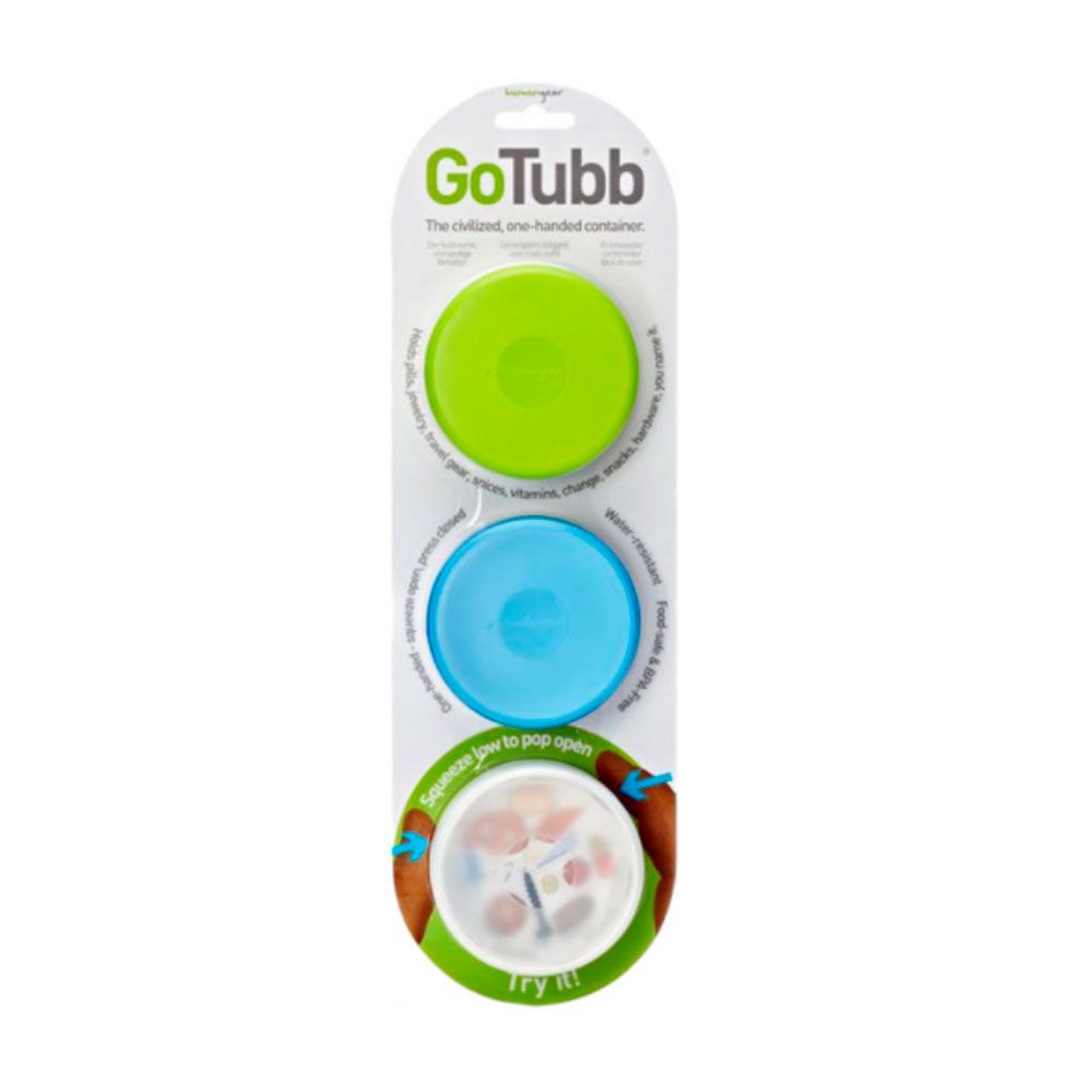 Набор контейнеров Humangear GoTubb 3-Pack Medium