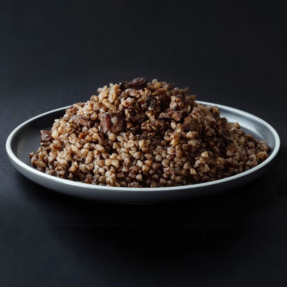 Готовая еда FuseFoods Гречка с ветчиной и грибами