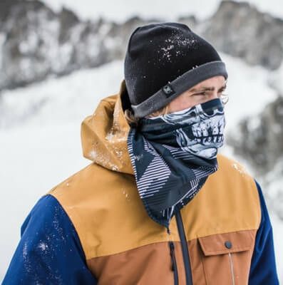 Бандана Buff Tech Fleece Bandana Geosku Grey 118131.937
