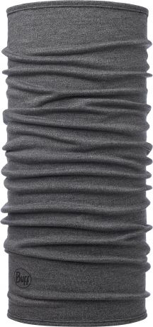 Buff Midweight Merino Wool Light Grey Melange 113022.933