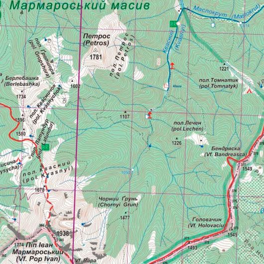 Стежки та мапи. Карта "Мармаросы"