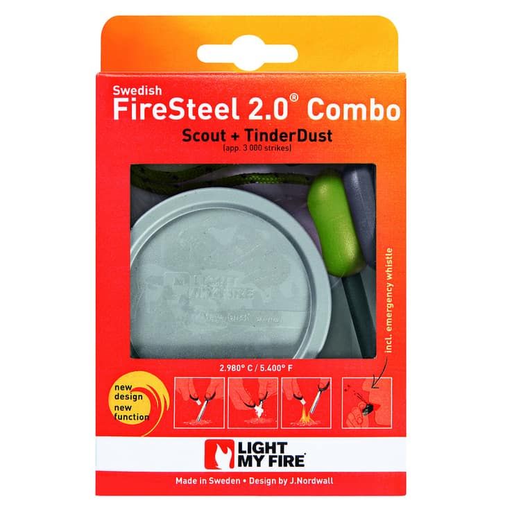 Огниво Light My Fire FireSteel Combo Scout 2.0 + TinderDust