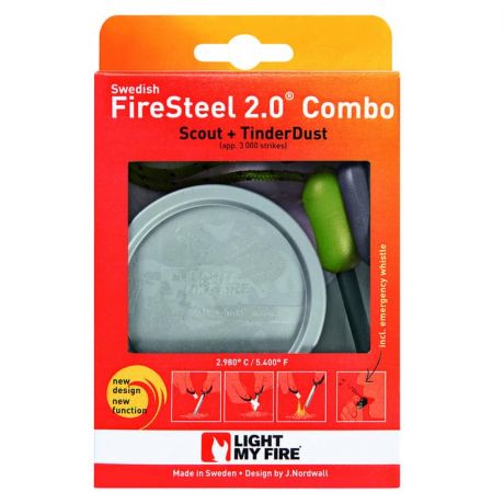 Огниво Light My Fire FireSteel Combo Scout 2.0 + TinderDust