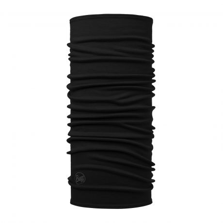 Buff Midweight Merino Wool Solid Black 113023.999