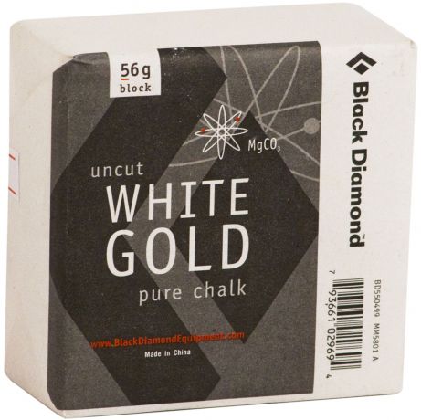 Black Diamond Uncut White Gold Pure Chalk Block