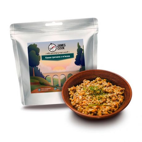 Сушеная еда James Cook Каша гречневая с мясом
