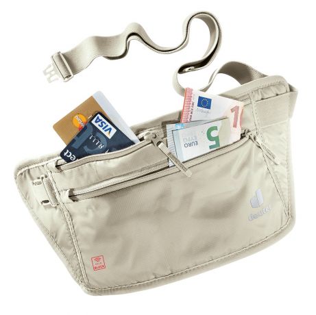 Поясна сумка Deuter Security Money Belt II RFID Block Sand