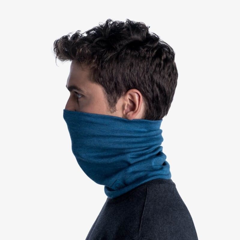Buff Merino Heavyweight Dusty Blue 113018