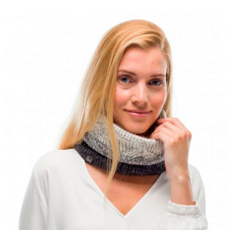 Шарф Buff Knitted&Polar Neckwarmer Masha Grey 120856.937