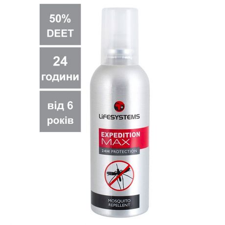 Спрей від комах Lifesystems Expedition MAX 100 ml