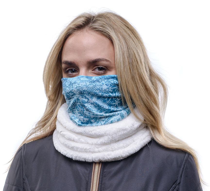 Головной убор Buff New Polar Thermal Fairy Snow Turquoisem 118122.789