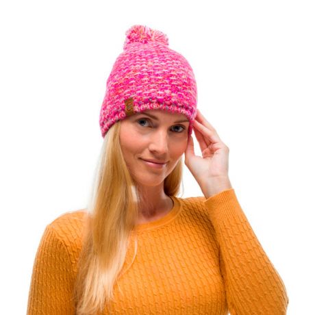 Шапка Buff Knitted&Polar Hat Grete Pink 123516.538