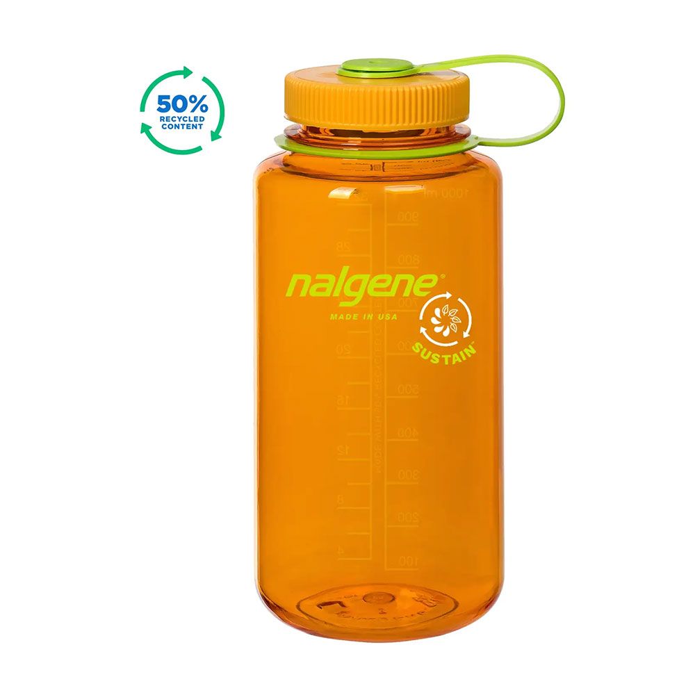 Фляга Nalgene WM Sustain Water Bottle 0.95L Clementine