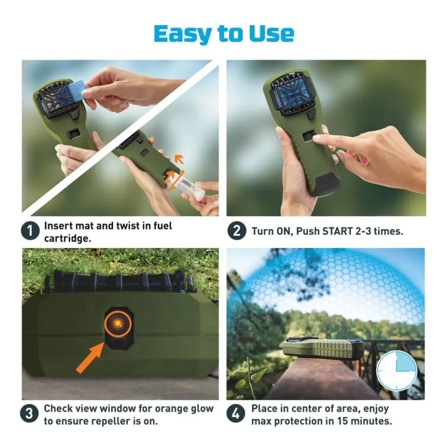 Фумігатор Thermacell Portable Mosquito Repeller Orange MR-350