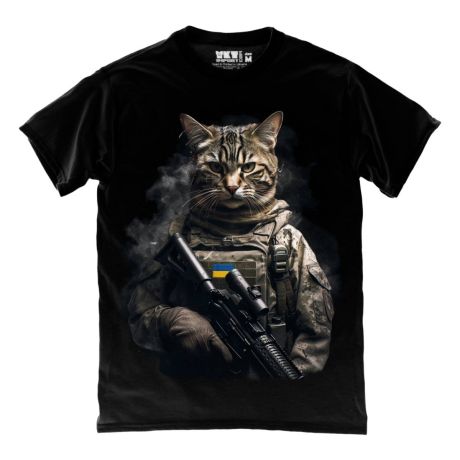 Футболка TKT Import Military Cat Olive