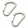 Карабін Munkees Carabiner Flat Wiregate Grey
