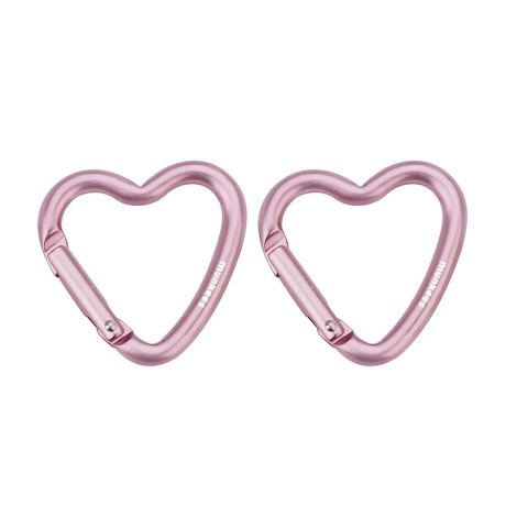 Карабіни Munkees Mini Heart 2-Pack Pink