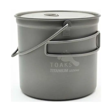 Казанок Toaks Titanium 1100ml Pot with Bail Handle