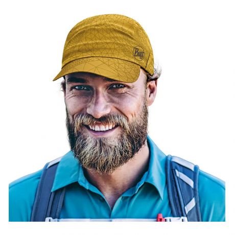 Кепка Buff Pack Trek Cap Net Mustard 117222.118