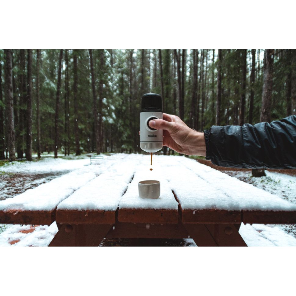Походная кофе-машина Wacaco Nanopresso White + Case