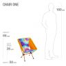 Складное кресло Helinox Chair One Tie Dye