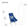 Крісло складне Helinox Chair Two Blue Block