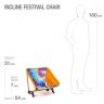 Крісло складне Helinox Incline Festival Chair Tie Dye