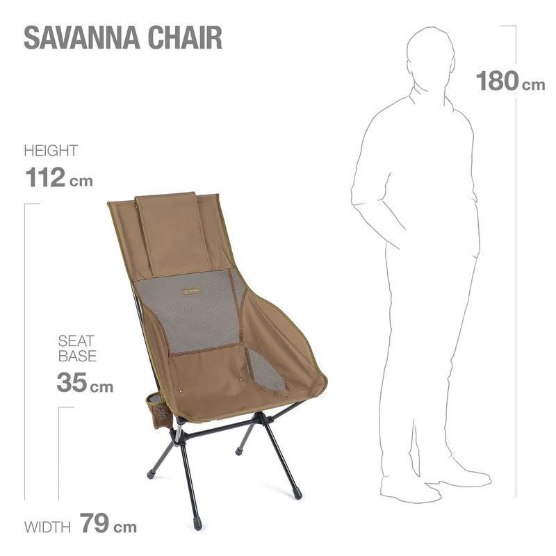 Складное кресло Helinox Savanna Chair Coyote