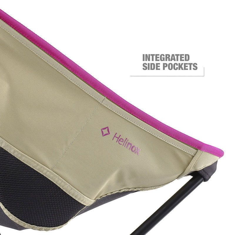 Складное кресло Helinox Sunset Chair Black/Khaki/Purple