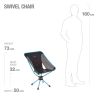 Крісло складне Helinox Swivel Chair Black/O.Blue
