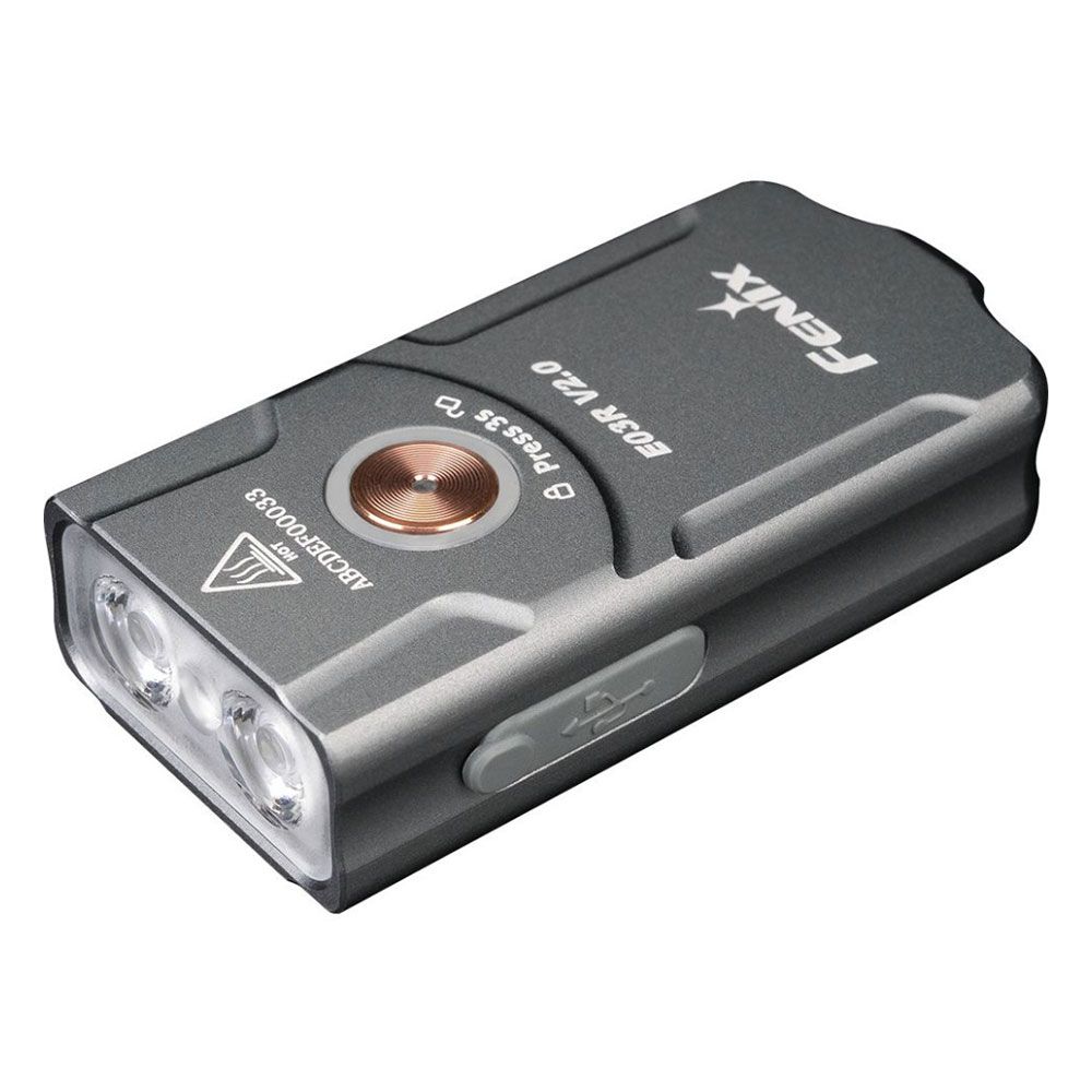 Ліхтар Fenix E03R V.2.0 Grey